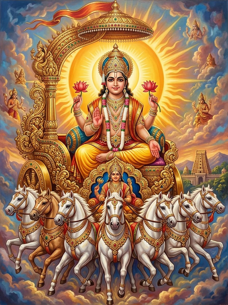 Lord Surya & Nava Graha