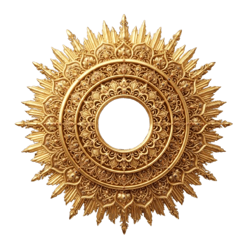 Sunburst Mandala Frame