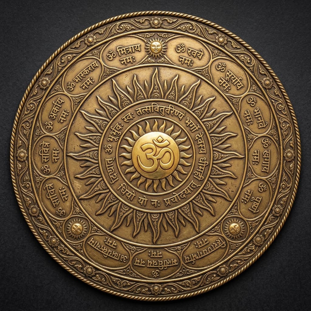 Surya Gayatri Yantra Mandala