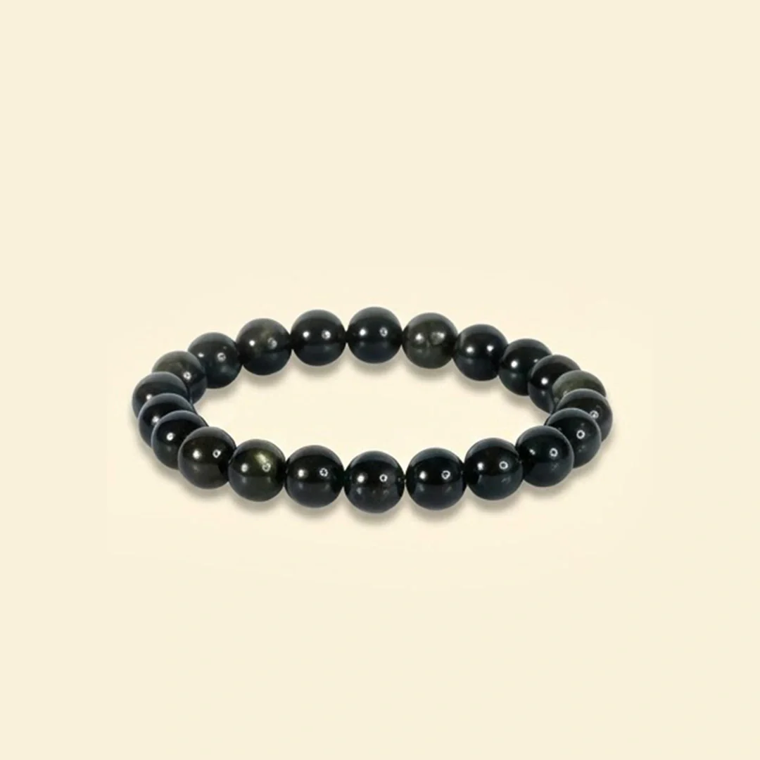 Black Obsidian Bracelet - With Certificate