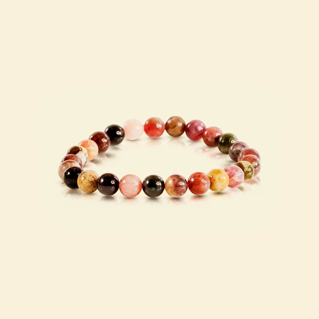 Multi Color Tourmaline Bracelet - With Certificate
