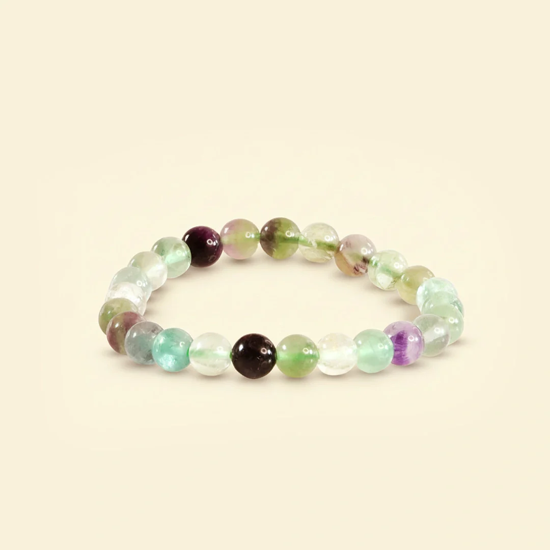 Multi Fluorite Bracelet - With Certificate