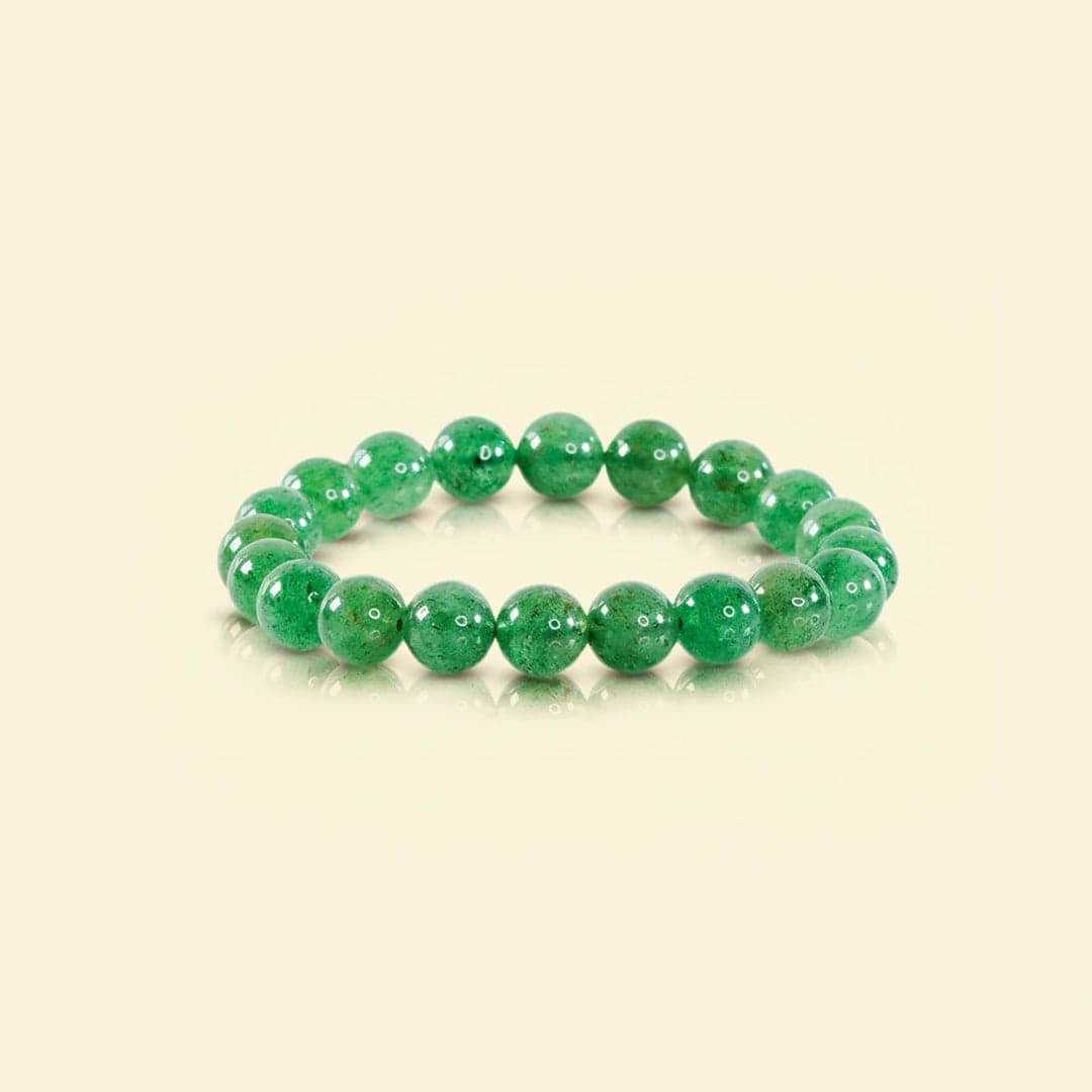 Natural Aventurine Quartz Bracelet - With Certificate