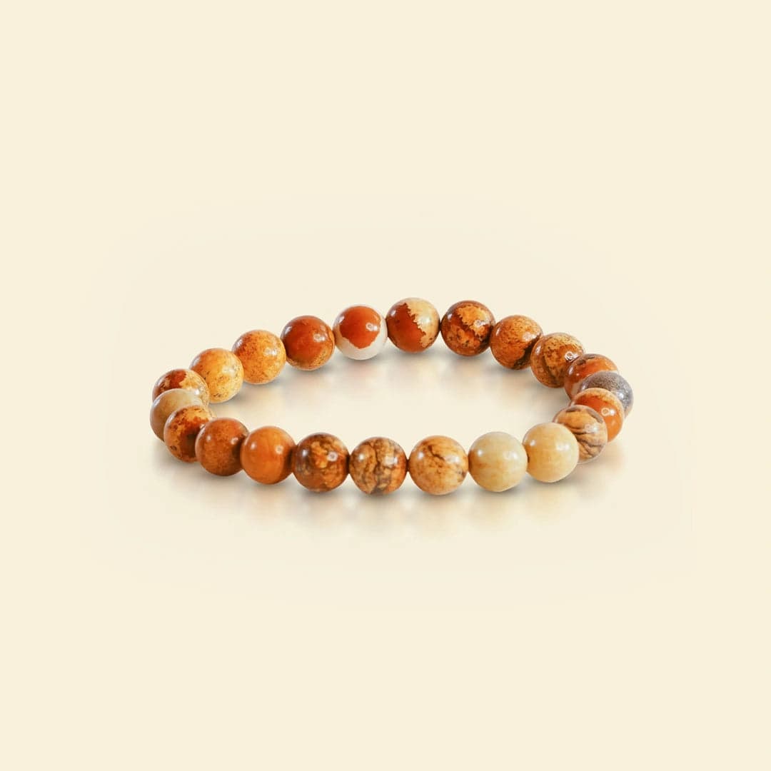 Picture Jasper Bracelet - With Certificate